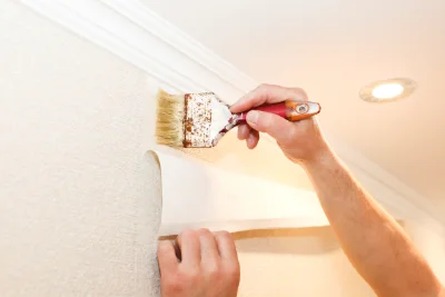 Pose de papier peint à Espinasse-Vozelle — revêtements muraux et toiles de verre